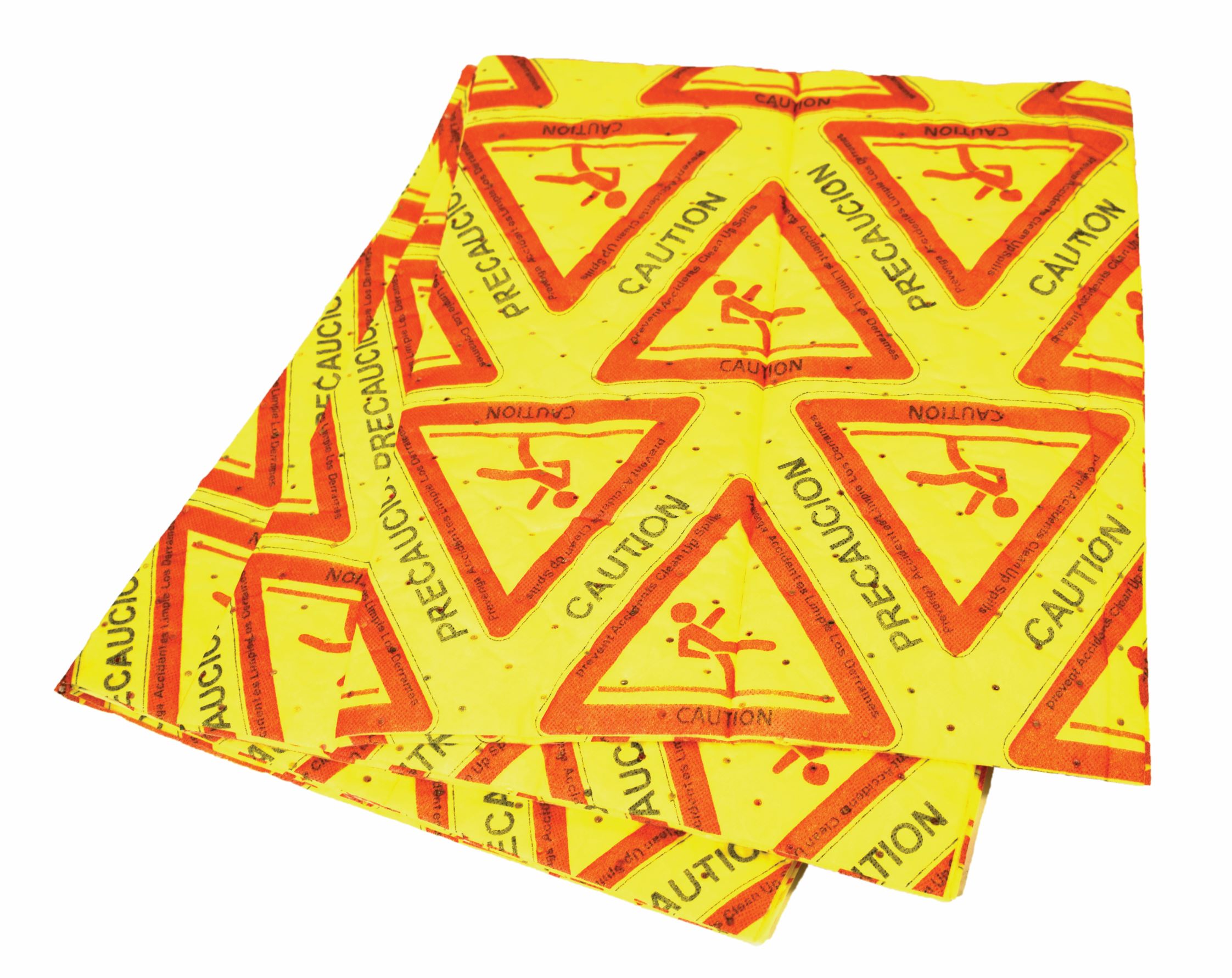 GLOBE 16 Inch X 18 Inch Hi-Vis Universal Caution Pads Heavy Duty - 10 Pack, 20/Case GLOBE 16 Inch X 18 Inch Hi-Vis Universal Caution Pads Heavy Duty - 10 Pack, 20/Case