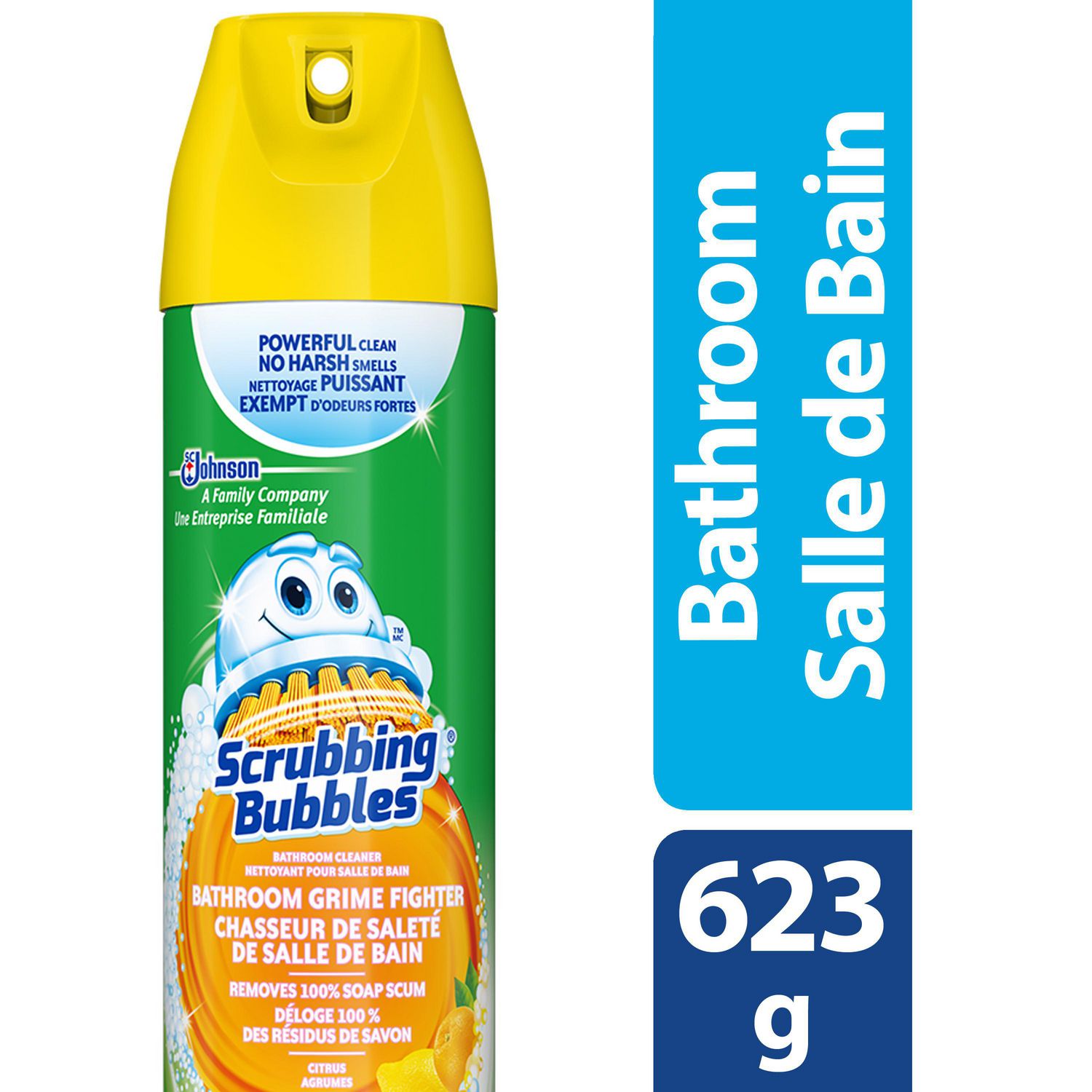 Scrubbing Bubbles - Bath Cleaner Disinfectant - Fresh Citrus Scent - 12/623g Scrubbing Bubbles - Bath Cleaner Disinfectant - Fresh Citrus Scent - 12/623g