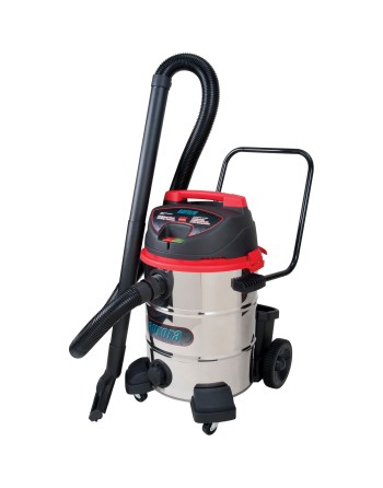 Industrial Vacuum Type: Wet-Dry Material: Stainless Steel Tank Capacity: 16 US Gal - 1