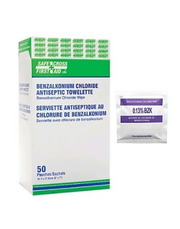 SAFECROSS  Antiseptic Towelette Type: Towelette Purpose: Antiseptic Medical Device Class: Non-Medical Qty/Box: 50 - [Cleaning Su