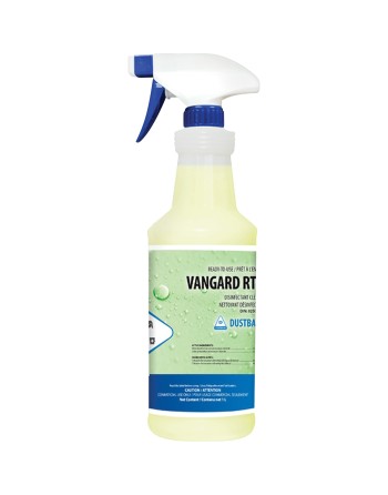 DUSTBANE  Vangard Ready-to-Use Disinfectant Container Size: 1 L Container Type: Trigger Bottle Scent: Lemon DIN: 2504731 - 1