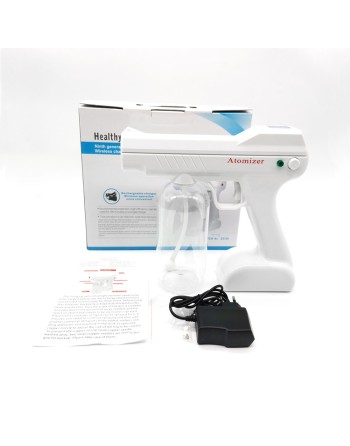 Rechargeable Blue Light Nanotechnology Cold-Spray Gun Atomizing Disinfection Sprayer, Wireless Spray Machine 800 mL - [DefendUse
