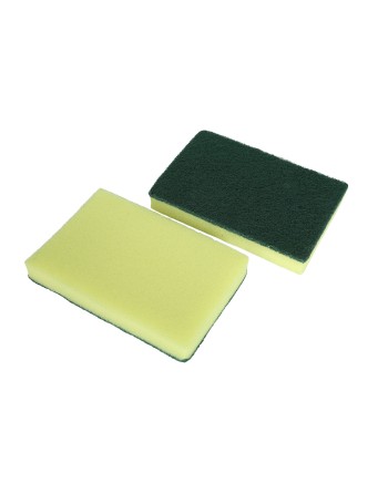 GLOBE 7003 Heavy Duty Foam Scrub Sponge - Single Pack Case of 50 - [DefendUse.com] - 7003 - Sponge Pads