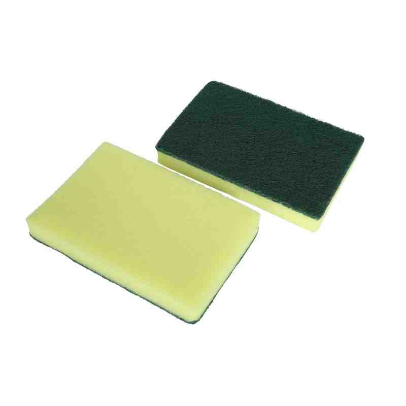 GLOBE Heavy Duty Cellulose Scrub Sponge, Green/Yellow , 50/CS - [Cleaning Supplies Canada Discounts] - 7002 - [DefendUse.com]