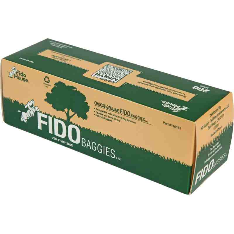 FROST  Pet Waste Disposal Bags Colour: Green Size: 8" x 13" Qty/Pkg.: 200 - 1