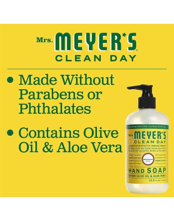 Mrs. Meyer's Clean Day Hand Soap - Honeysuckle, Case: 370ml x 6 - 3