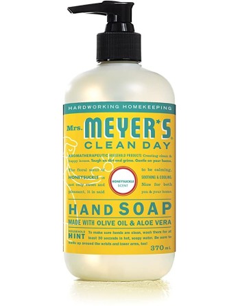 Mrs. Meyer's Clean Day Hand Soap - Honeysuckle, Case: 370ml x 6 - 4