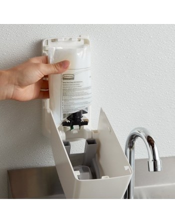 Rubbermaid Wall-Mount Skin Care, Soap/Sanitizer Dispenser 400ml White - 1