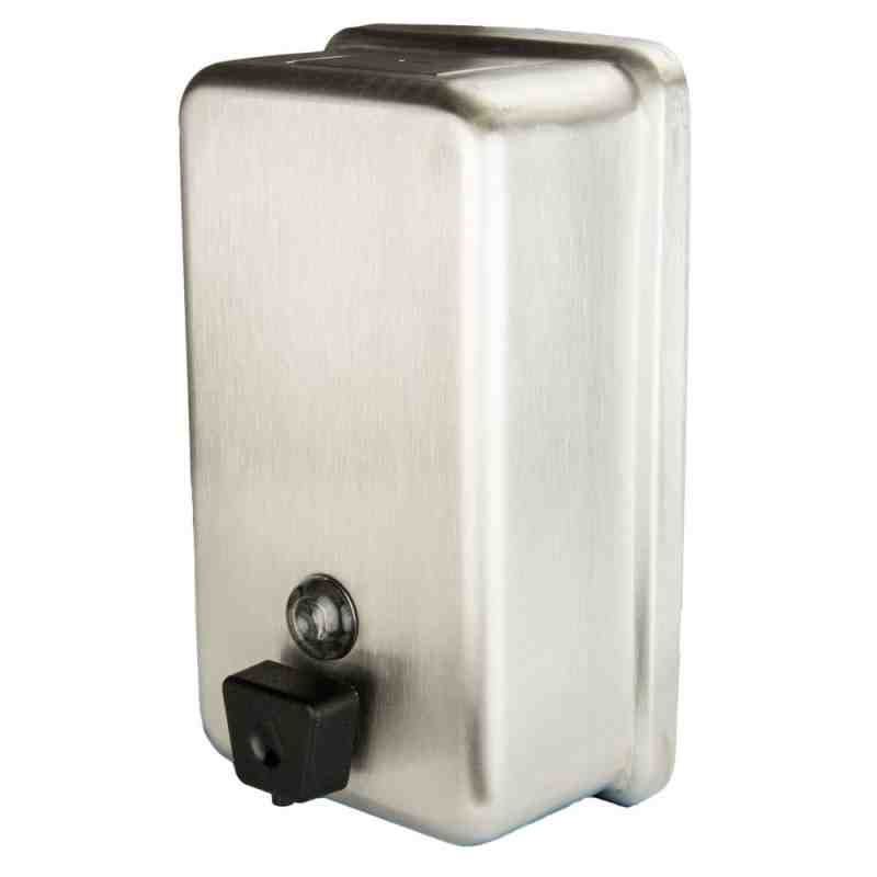 FROST 708A Soap Dispenser, Wall Mount Vertical Manual 1.2L - Stainless Steel - [DefendUse.com] - 708A - Frost Commercial Cleanin