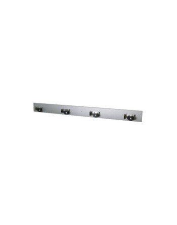 FROST Broom/Mop Holder, 36", 4 Holders, Stainless Steel - [Cleaning Supplies Canada Discounts] - 1114 - [DefendUse.com]