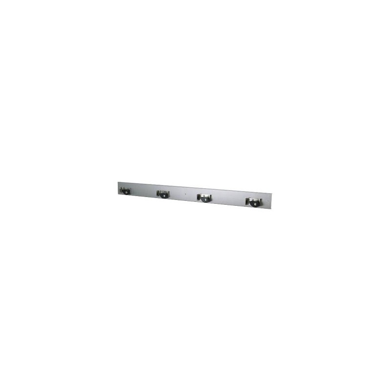 FROST Broom/Mop Holder, 36", 4 Holders, Stainless Steel - [Cleaning Supplies Canada Discounts] - 1114 - [DefendUse.com]