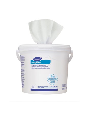Diversey™ EasyWipe Disposable Wiping System - 125 ct.- 6x125ct - 1