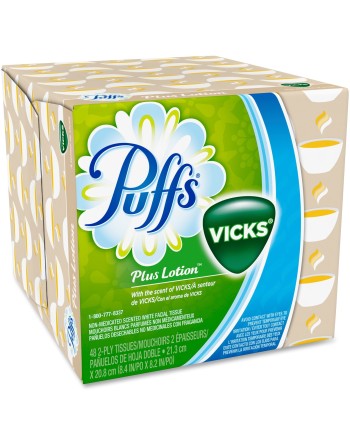 Puffs Plus Lotion with the Scent of Vicks - Vicks - 48 / Box 24/48ct - 1
