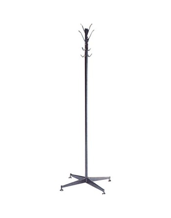OFFICES TO GO  Coat Tree Overall Height: 60" Frame Material: Steel Colour: Black No. of Hooks: 8 Weight: 12 lbs. - [Cleaning Sup