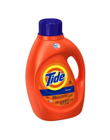 Tide 37000-40217 Liquid Laundry Detergent, HE 2X, Original Scent, 64 Loads, Case of 4/2.72L - [DefendUse.com] - 37000-40217 - Ti