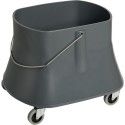 M2 PROFESSIONAL  Champ™ Mop Bucket, 10 US Gal. (40 qt.) Capacity, Grey - [DefendUse.com] - BW-D2640-GY - Mop Bucket