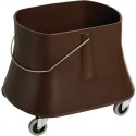 M2 PROFESSIONAL  Champ™ Mop Bucket, 10 US Gal. (40 qt.) Capacity, Brown - [DefendUse.com] - BW-D2640-BN - Mop Bucket
