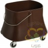 M2 PROFESSIONAL  Champ™ Mop Bucket, 10 US Gal. (40 qt.) Capacity, Brown