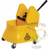 M2 PROFESSIONAL  Champ™ Bucket & Wringer Combo, Down Press, 7.5 US Gal. (30 Quarts), Yellow
