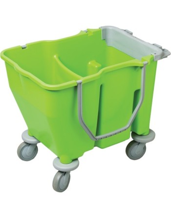 Double Mop Bucket with Wringer 3.75 US Gal. (60 qt.) - [Cleaning Supplies Canada Discounts] - EFM-DB3500 - [DefendUse.com]