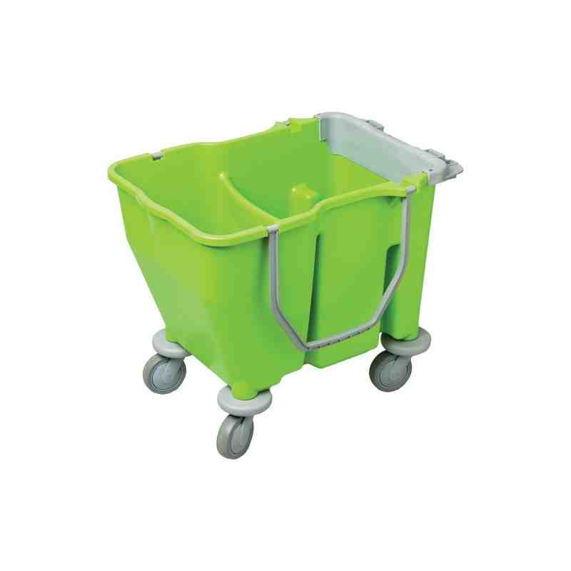 Double Mop Bucket with Wringer 3.75 US Gal. (60 qt.) - [Cleaning Supplies Canada Discounts] - EFM-DB3500 - [DefendUse.com]