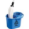 M2 PAM1082 Professional  Heavy-Duty Mop Cone Pail, Strainer, 3 US Gal. (12 Quart), Blue, Case of 10