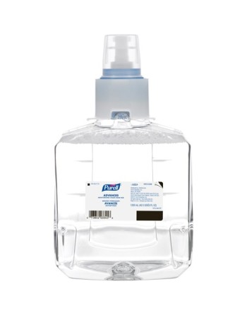 PURELL 191302CAN00 LTX-12™ Advanced Moisturizing Foam Hand Sanitizer, 1200 ml, Cartridge Refill, 70% Alcohol, Qty/Case: 2 - [Def