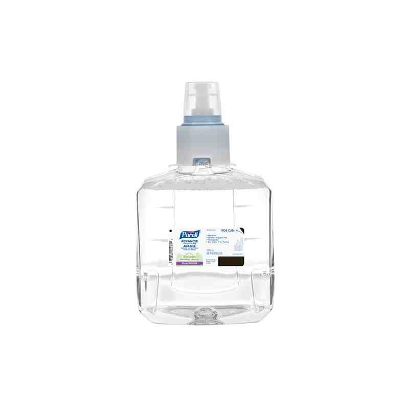 PURELL 1904-02-CAN00 LTX-12™ Advanced Foam Hand Sanitizer, 1200 ml, Cartridge Refill, 70% Alcohol, Case of 2 - [DefendUse.com] -