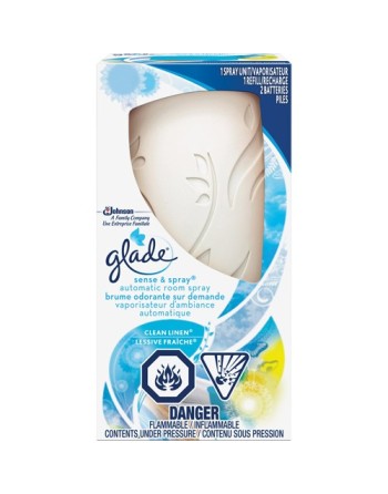 SC JOHNSON  Glade® Sense & Spray® Air Freshener Starter Kit Fragrance: Clean Linen® - [Cleaning Supplies Canada Discounts] - 100