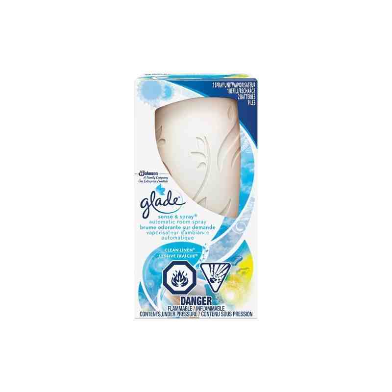 SC JOHNSON  Glade® Sense & Spray® Air Freshener Starter Kit Fragrance: Clean Linen® - [Cleaning Supplies Canada Discounts] - 100