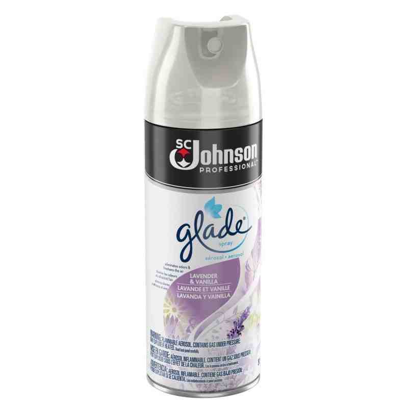 SC JOHNSON 46500778015 Glade® Air Freshener, Lavender Vanilla, Aerosol Can, Case of 12/391g - [DefendUse.com] - 10046500778015 -
