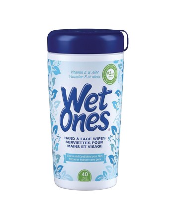Wet Ones Sanitizing Wipes Package Type: Canister 40 ct - 1
