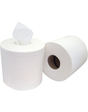 CASCADES  Pro Tuff-Job™ Centre-Pull Wipers, Specialty, 400' L x 8" W - [DefendUse.com] - W601 - Paper Hand Towel Rolls