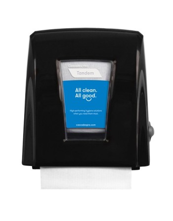 CASCADES  Pro Tandem™ Hand Towel Dispenser, Manual, 11.6" W x 7.3" D x 12.6" H - [Cleaning Supplies Canada Discounts] - C331 - [