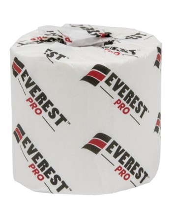 SUNSET 48500  Everest Pro® Toilet Paper, 2 Ply, 500 Sheets/Roll, 125' Length, White, Case of 48 - [DefendUse.com] - 48500 - Suns
