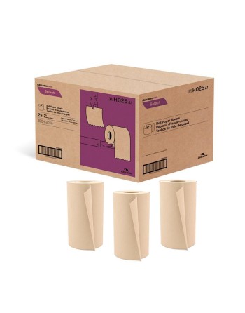 Cascades PRO Select® Natural Roll Paper Towels, 100% Recycled Fibres, 350'/Roll, 12 Rolls/Case - [DefendUse.com] - H035 - Cascad