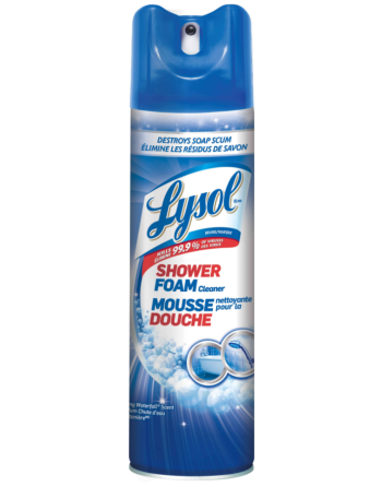 LYSOL® Disinfectant Bathroom Cleaning Foam Complete Clean - Aerosol - Original Scent, Spring Waterfall, Case of 12x680g - [Clean