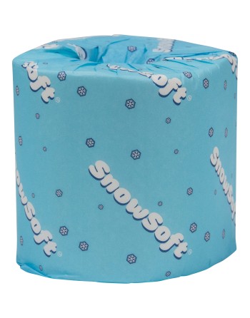 SUNSET CONVERTING CORPORATION  Snow Soft® Premium Toilet Paper, 2 Ply, 500 Sheets/Roll, 145' Length, White, Case of 48 - [Defend