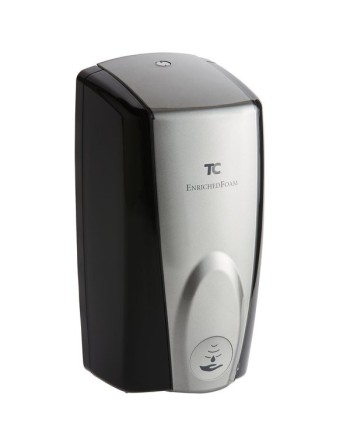 Rubbermaid AutoFoam Touch-Free Wall-Mount 1100ml Disp. Black/Grey - 1