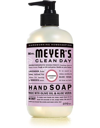 Mrs. Meyer's Clean Day Hand Soap, 370ml, Lavender, Case of 6/370ml - 1