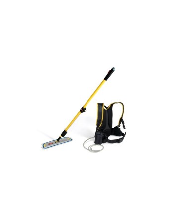 RUBBERMAID FGQ97900YL00 Flow™ Microfiber Flat Mop Finish Kit Frame Length: 18" Colour: Yellow Capacity: 1-1/2 gal. - [DefendUse.