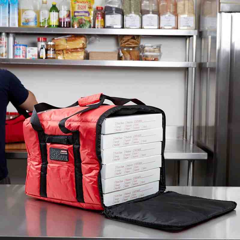 Rubbermaid ProServe® Red Nylon Medium Food Delivery Bag -17"L x 17"W x 13"H - 4 Rubbermaid ProServe® Red Nylon Medium Food Delivery Bag -17"L x 17"W x 13"H - 4
