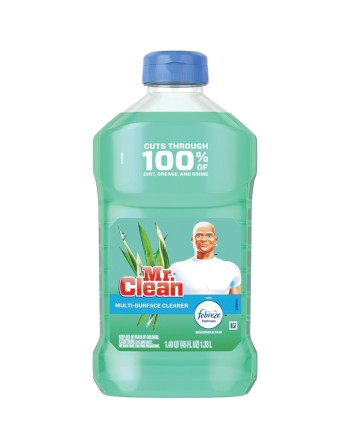 MR. CLEAN  Multi-Surface Cleaner, Bottle, 1.2 L Scent: Febreze Meadows - [DefendUse.com] - 78429 - Mr. Clean® Cleaners