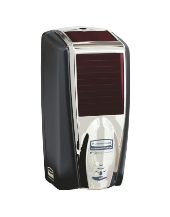 Rubbermaid 1980826 LumeCell AutoFoam Dispenser, Black/Chrome - [DefendUse.com] - 1980826 - Wall Mount Automatic Skin Care