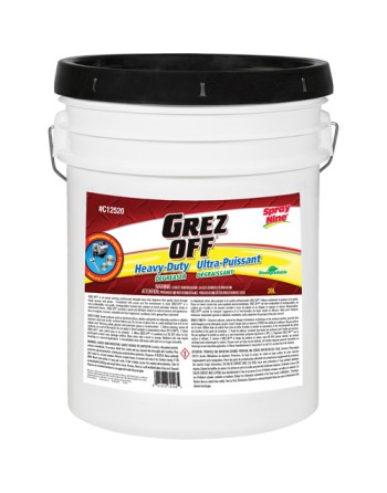 SPRAY NINE C12520 Grez-Off Degreaser, Pail Format: 20 L - [DefendUse.com] - C12520 - Spray Nine®