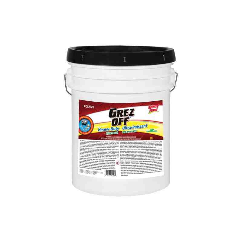 SPRAY NINE C12520 Grez-Off Degreaser, Pail Format: 20 L - [DefendUse.com] - C12520 - Spray Nine®