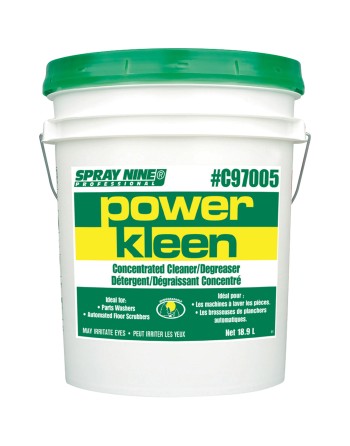 Spray Nine C97005 Power Kleen Parts Wash Cleaner, Pail, 20 L - [DefendUse.com] - C97005 - Spray Nine®