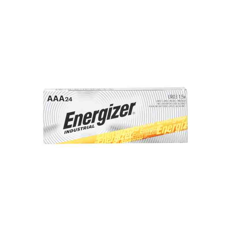 Alkaline Industrial Batteries, 24/Box, AAA, 1.5 V Box of 24