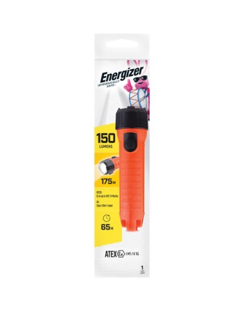Intrinsically Safe® Handheld Flashlight, LED, 150 Lumens, D Batteries Each