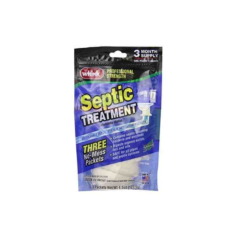 Whink® 346841 Septic Treatment Packets, Case of 6/128g - [DefendUse.com] - 346841 - WHINK®